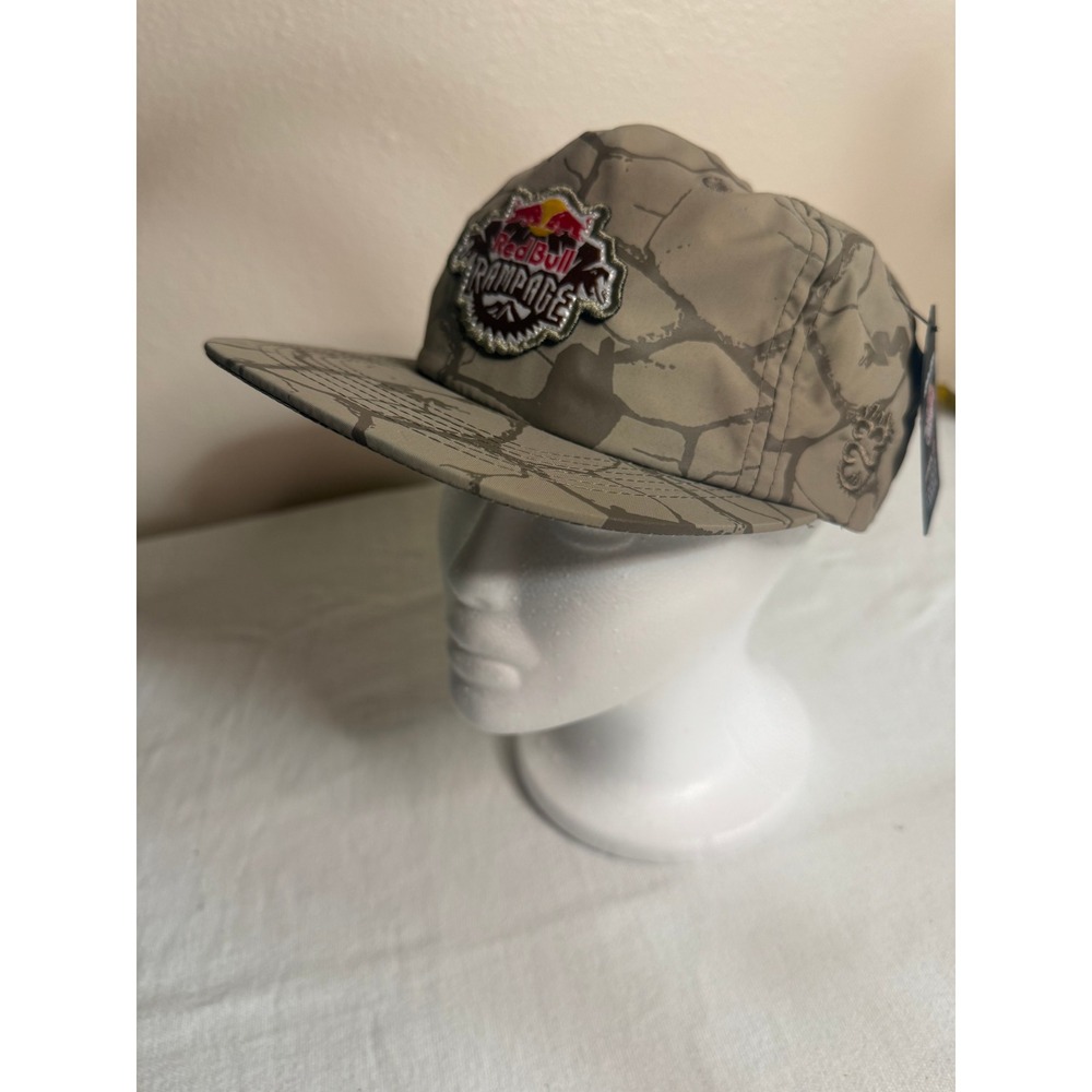 Troy Lee Designs Red Bull Rampage Scorched Cap Tan Camo Flat Brim Hat NWT